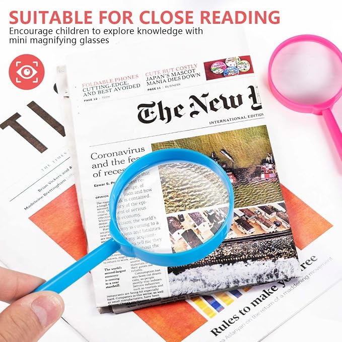 SenseYo 40 PCS Mini Magnifying Glass - Image 4