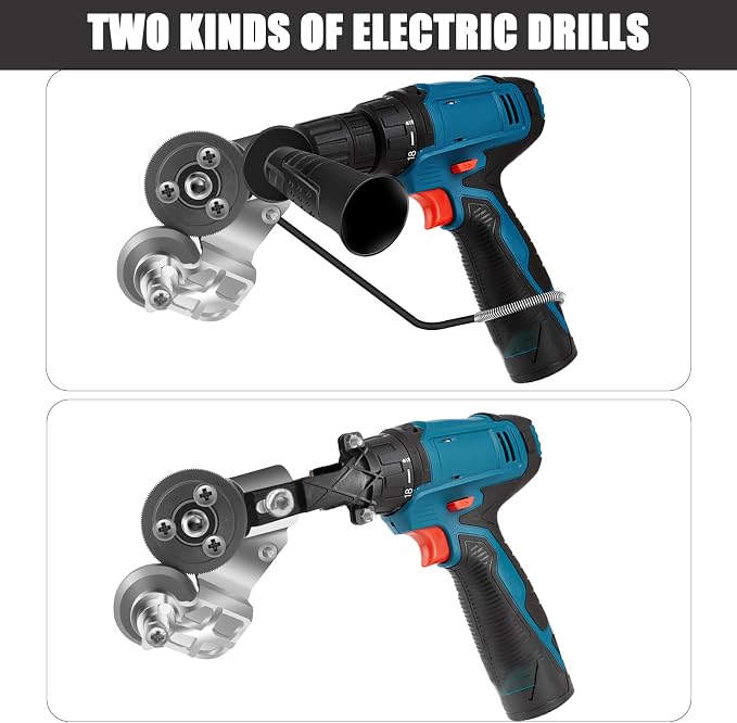 CZS Sheet Metal Cutter Drill Attachment, Electric Drill Shears Attachment - Image 7