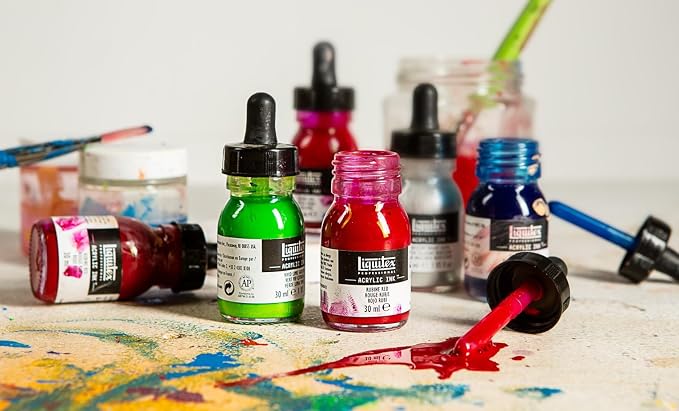 Liquitex Professional Acrylic Ink, 1-oz Jar, Muted Green - Image 5