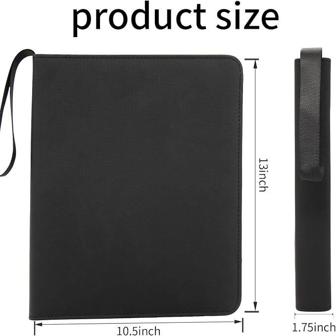 Card Binder – 720 Capacity, Zippered Trading Card Holder - Image 2