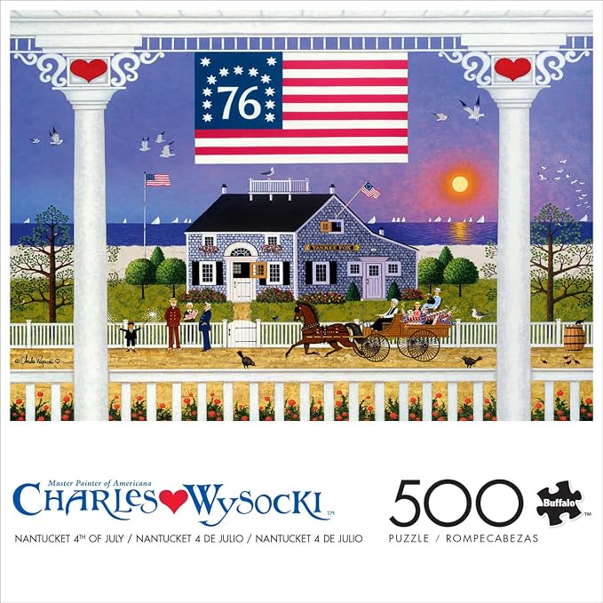 Buffalo Games Charles Wysocki Nantucket Jigsaw Puzzle - Image 3