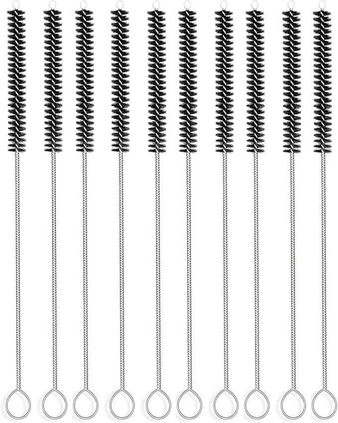 Long Straw Brush Cleaner, Flexible Nylon Tube Cleaning Brushes by DESIN