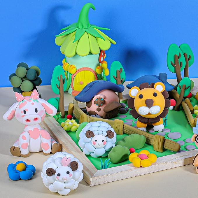 36 Colors Air Dry Clay Kit for Kids – 36 Cups - Image 4