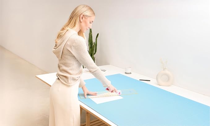 Elan Cutting Mat 36x72 Blue, Extra Large Self Healing Cutting Mat 36 x 72 Inch - Image 6