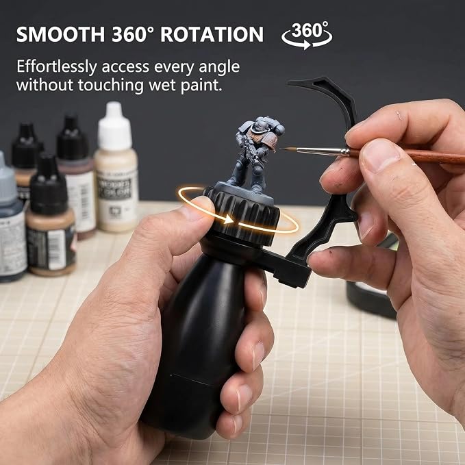 Miniature Painting Handle with Stabiliser Bar & Magnetic Base - Image 2