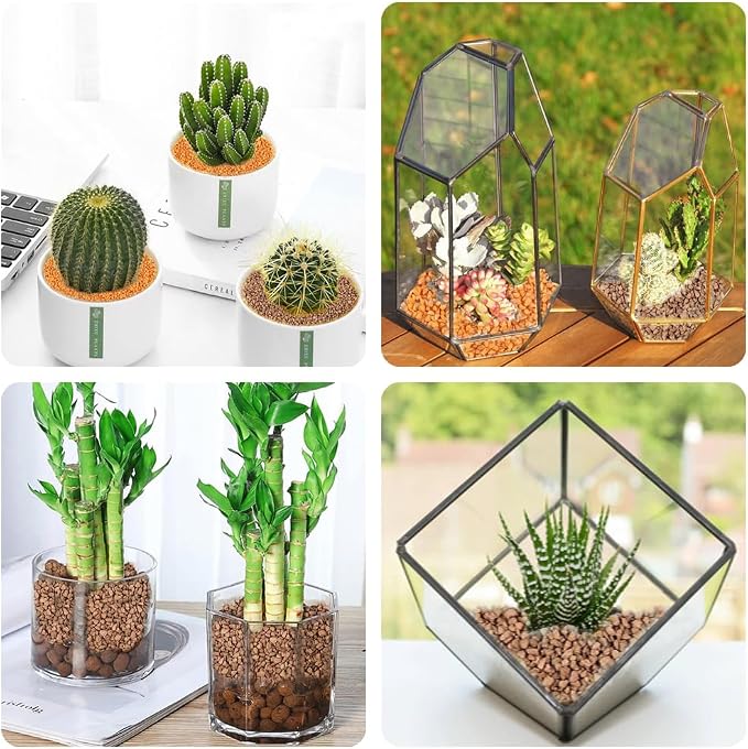 0.88 LB Brown Decorative Succulent Cactus Gravel, Terrarium Small Rocks | - Image 3