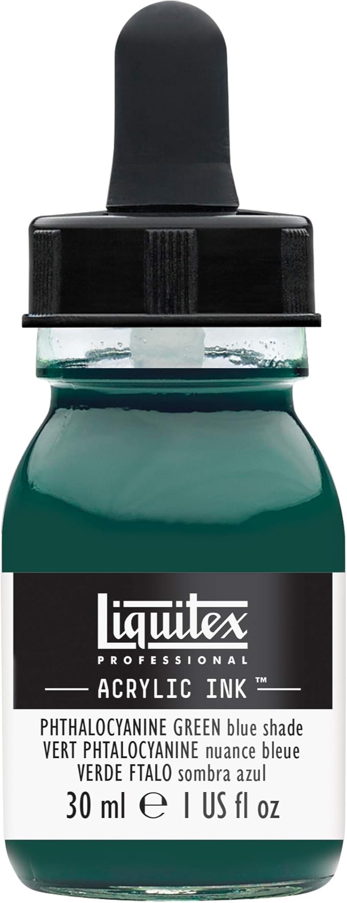 Liquitex Professional Acrylic Ink, 1-oz Jar, Phthalocyanine Green Blue Shade by Liquitex