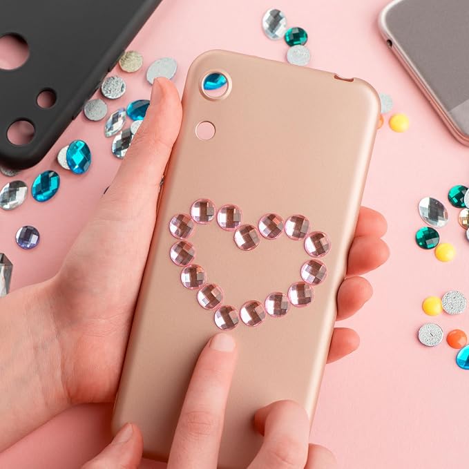 MECCANIXITY 10Pcs Acrylic Oval Gems 30x40 mm Flat Back Artificial Rhinestones - Image 6