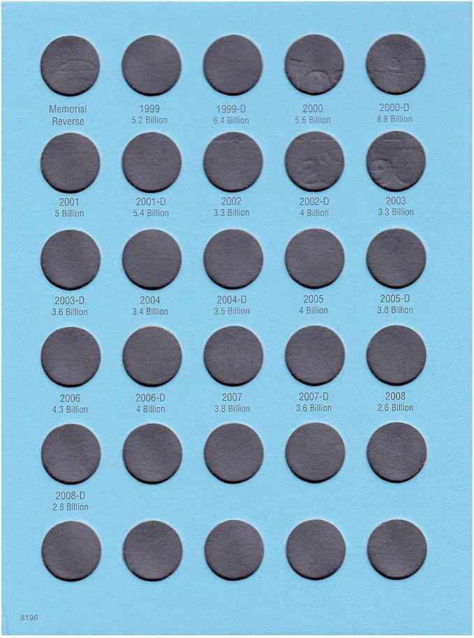 Whitman US Lincoln Memorial Cent Coin Folder Volume 2 1999 - Image 2