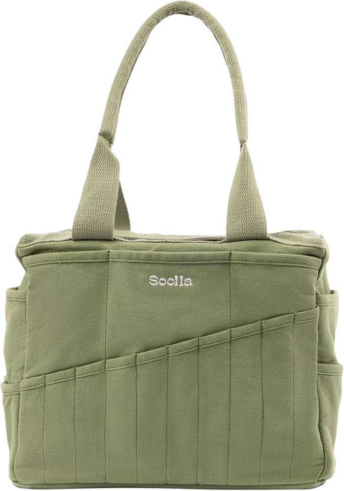 Soolla Studio Bag: Art Supply Storage Organizer & Pottery Tool Bag, Washable by Soolla
