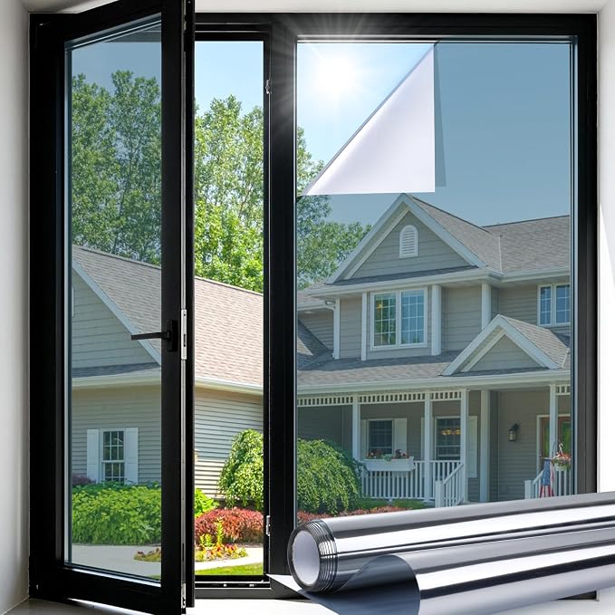 LUTE One Way Window Privacy Film, Window Tint, 23.6" x 78.7" | Sun Blocking UV by LUTE