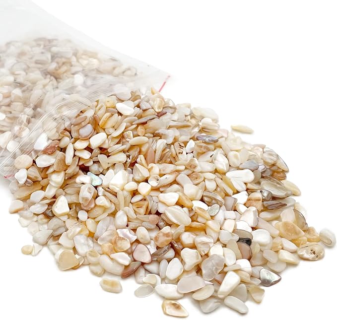 Crushed Shells for Crafts, Sea Shells for Kids DIY Art, Vase Fillers Table - Image 3