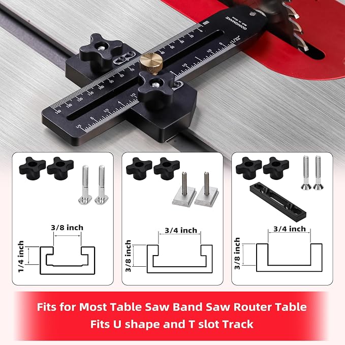 GOINGMAKE Thin Rip Jig Table Saw Jig Guide - Image 2