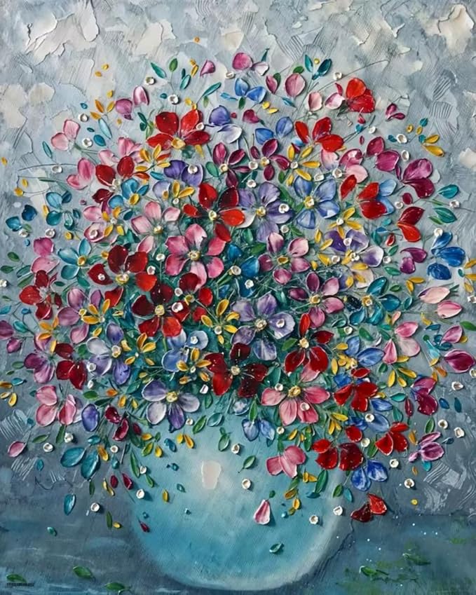 5DDIYART Flower Paint by Numbers by Unknown