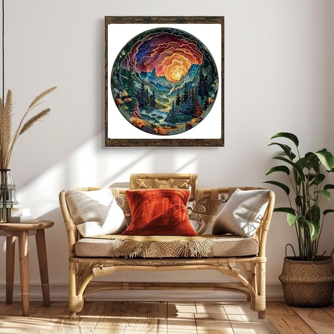 Wooden Puzzles for Adults, 3D Cave Sky Wooden Puzzles 100 Pieces, Unique Animal - Image 7