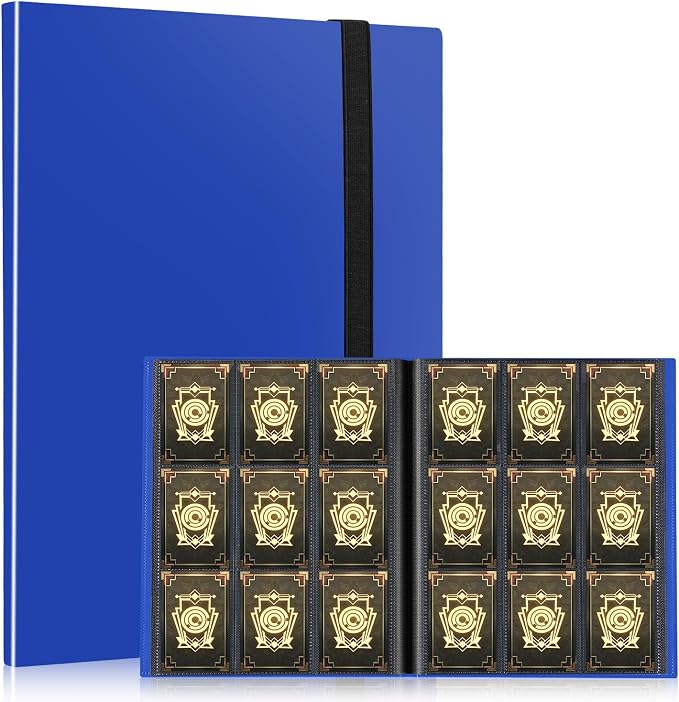 Card Binder, EDUDIIU 9 Pockets Premium Trading Card Binders, Cards Collection by Unknown