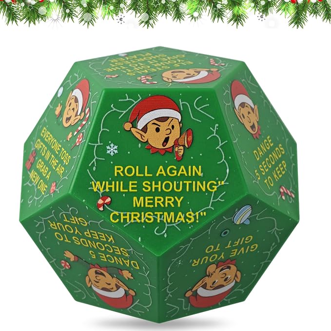 Hilarious Exchange Party Game Dice, Exchange Gifts Family Game, Christmas by oyeftp