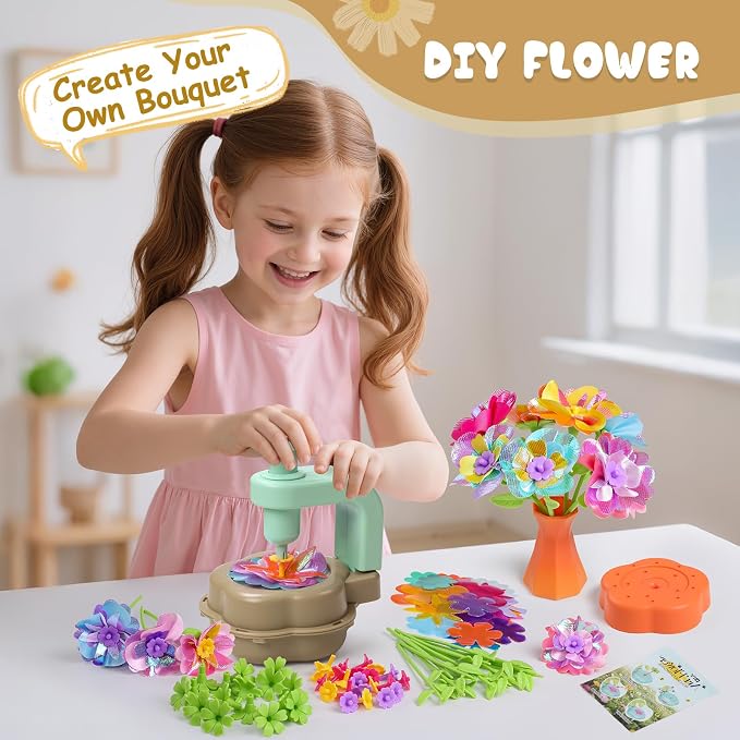 Scvcid DIY Art Flower Toys Include Extra Accessories Set, Arts and Crafts - Image 5
