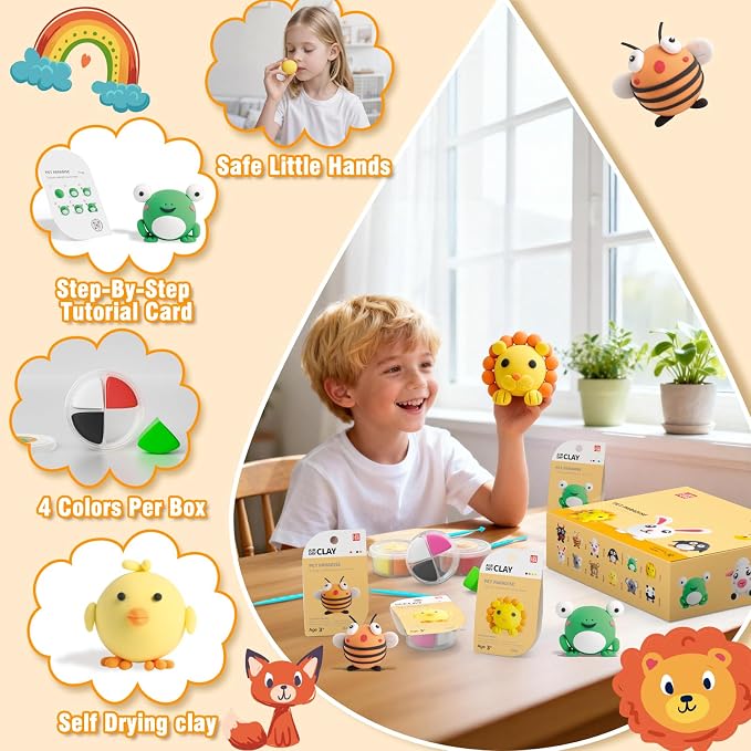 LOUFOR Air Dry Clay Kits - Image 4