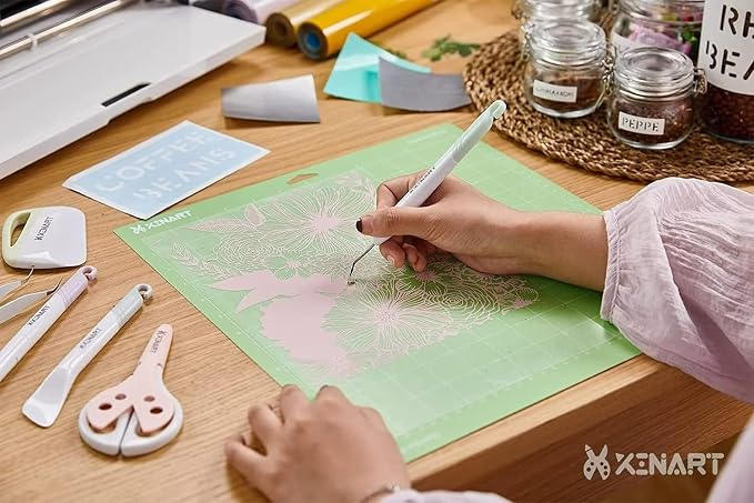 Xinart Cutting Mats for Cricut Maker 3/Maker/Explore 3/Air 2/Air/One 12x12 Inch - Image 7