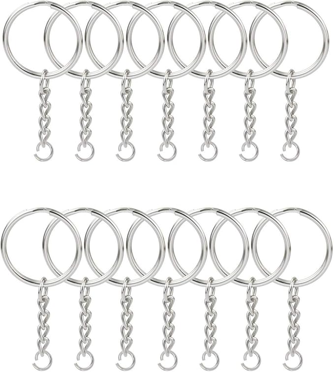 KINGFOREST 100PCS Split Key Ring Kit by Kingforest