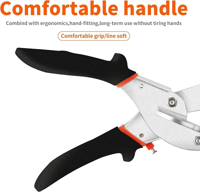 GARTOL Miter Shears, 45-135 Degree Adjustable Angle Scissors, Quarter Round - Image 5