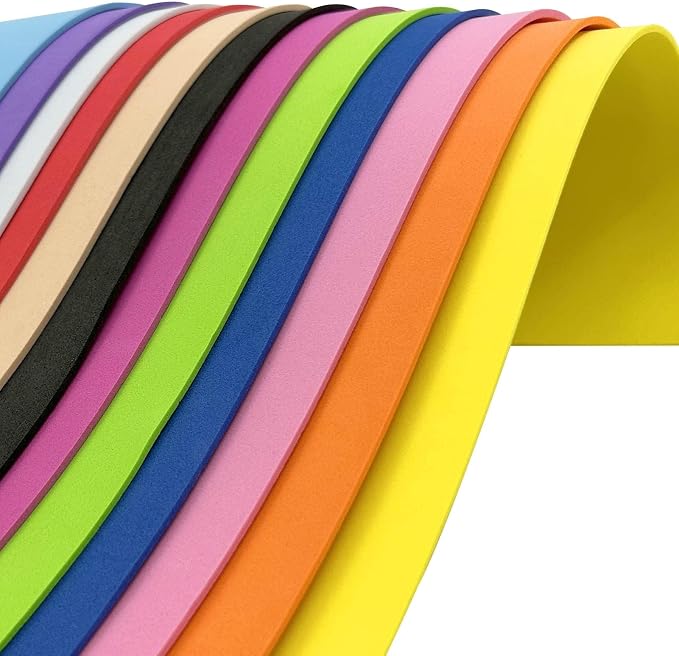 biguphate 30 Pack Yellow EVA Foam Sheets, 11.8 x 7.87 Inch, 2mm Thick Foam Paper - Image 6