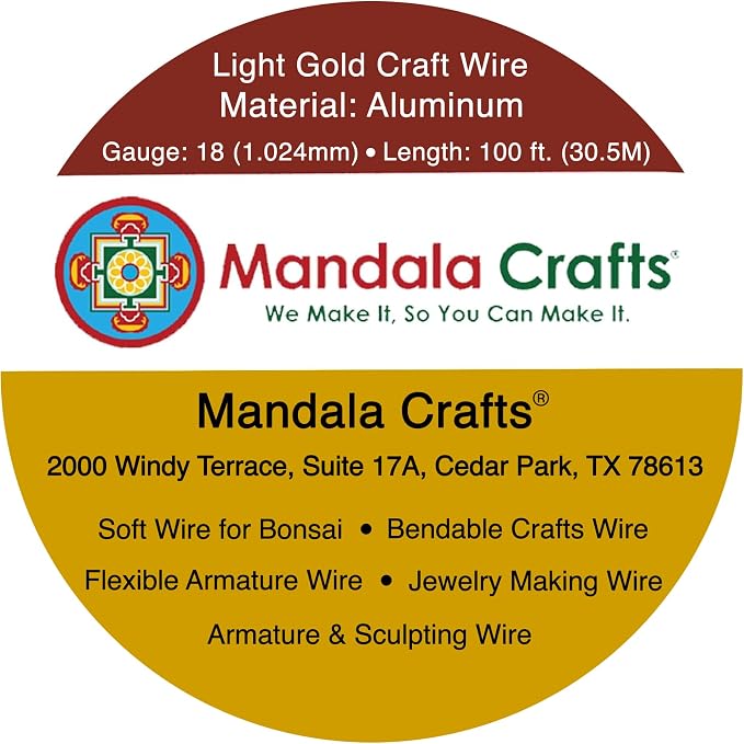Mandala Crafts 18 Gauge Anodized Aluminum Craft Wire - Image 3