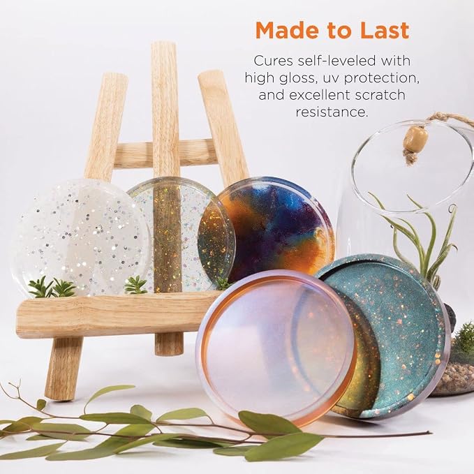 Rolio - Epoxy Resin and Hardener 32 oz Kit, Crystal Clear, UV Resistant - Image 4