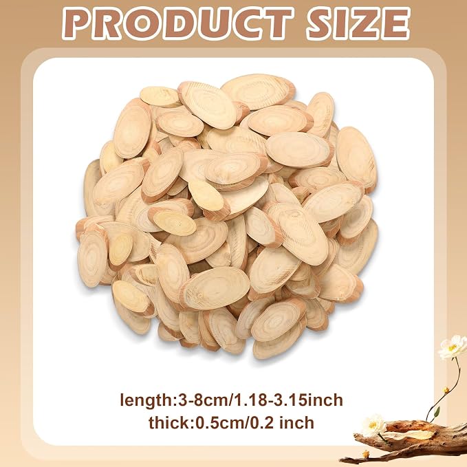 Gerrii 90 Pcs Irregular Natural Driftwood Chips - Image 2