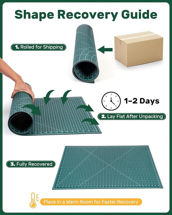 Self Healing Cutting Mat, Double-Sided Rotary Cutting Mat - Image 2