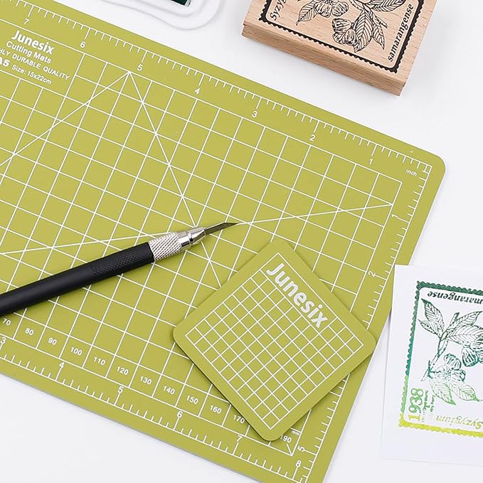7 PCS Mini Cutting Pad Self Healing Craft Mat Small Sewing Cutting Mat Non-Slip - Image 3