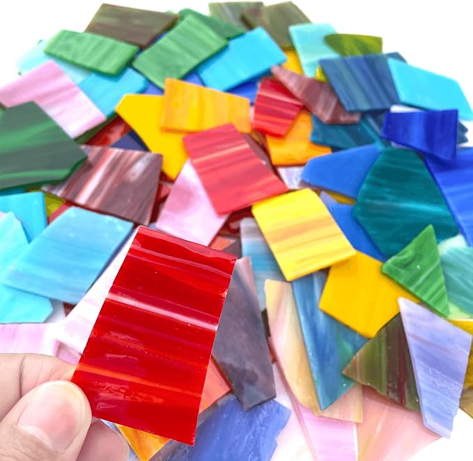 LITMIND 2.2LB Irregular Stained Glass Scraps - Image 6