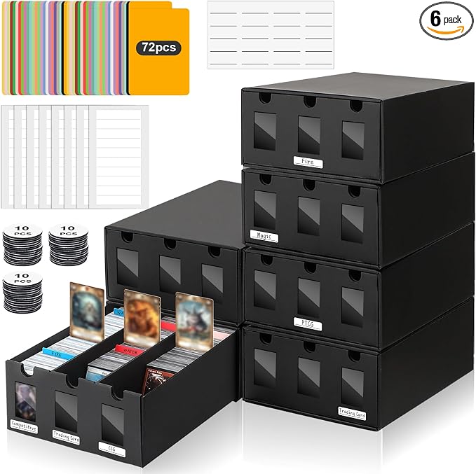 AOBOPLE Card Storage Box, 18000+ Cardboard Card Boxes by AOBOPLE