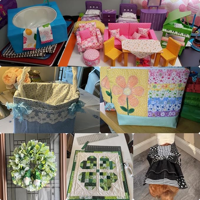 Cotton Fabric DIY Making Supplies Quilting Patchwork Fabric Fat Quarter Bundles - Image 4
