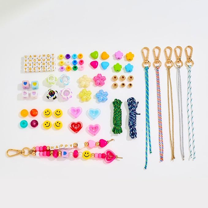 MYCUTEY 421Pcs DIY Keychain Making Kit - Image 3