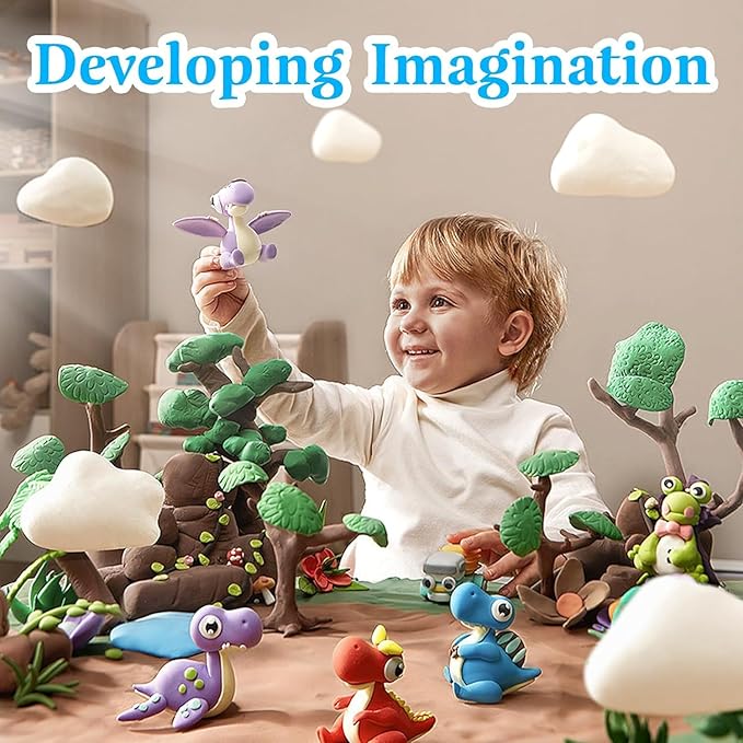 Air Dry Clay, 12 Packs Molding Clay, Soft Modeling Clay - Image 7