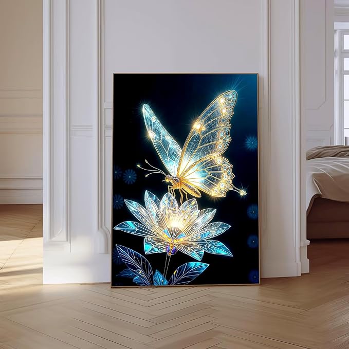 VeGuude Square Drill Butterfly Diamond Art Kits - Image 6