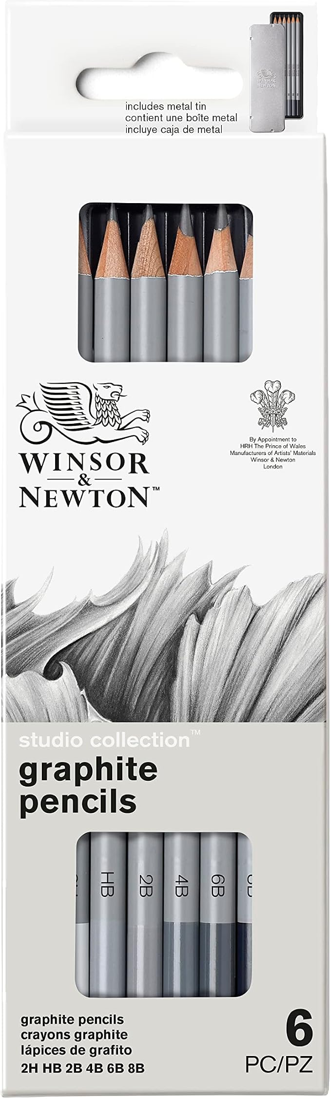Winsor & Newton Studio Collection Artist Pencils, Graphite Pencils - Image 12