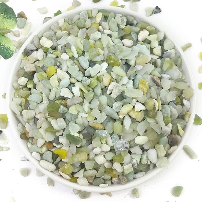 YISZM 2LB Succulent and Cactus Pebbles, 1/5 Inch Jade Natural Decorative by YISZM-ForYourNaturalLife