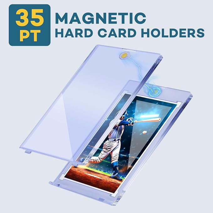 128ct Magnetic Card Holders, 35pt One Touch Card Holder, U-V Protection Hard - Image 4