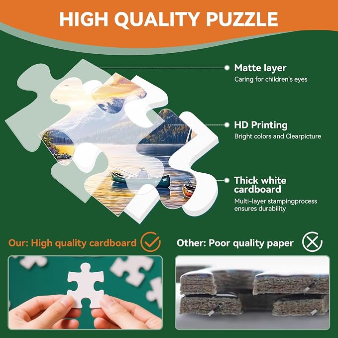Jigsaw Puzzle for Adults 500 Pieces – 500 Piece Puzzle - Image 3