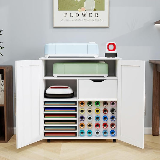 Craft Cart Cabinet Compatible by VOMAVEX