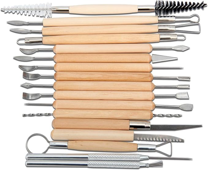 Blisstime 42pcs Pottery Tools, Clay Sculpting Tool Kit Air Dry Clay Tools - Image 6