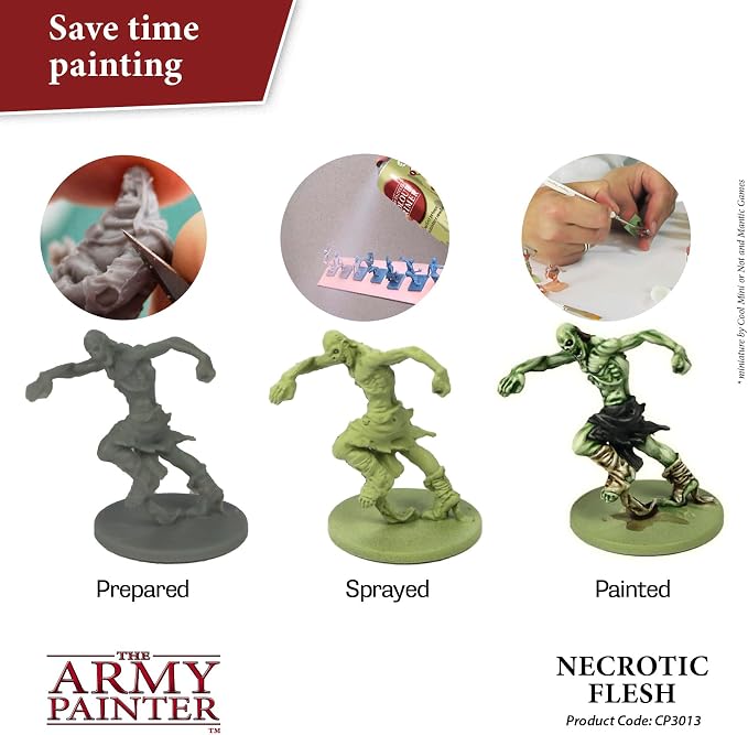 The Army Painter Color Primer Spray Paint, Necrotic Flesh, 13.5oz - Image 2