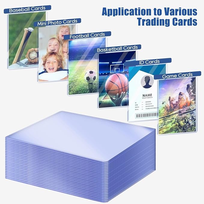 200 Pack 3"x4" Top loaders for Cards - Image 2