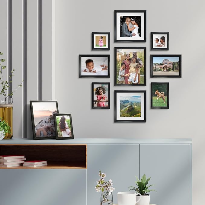 4x4 Picture Frames with 3x3 Mat, 6 Pack, Contemporary, Inspirations | These - Image 6