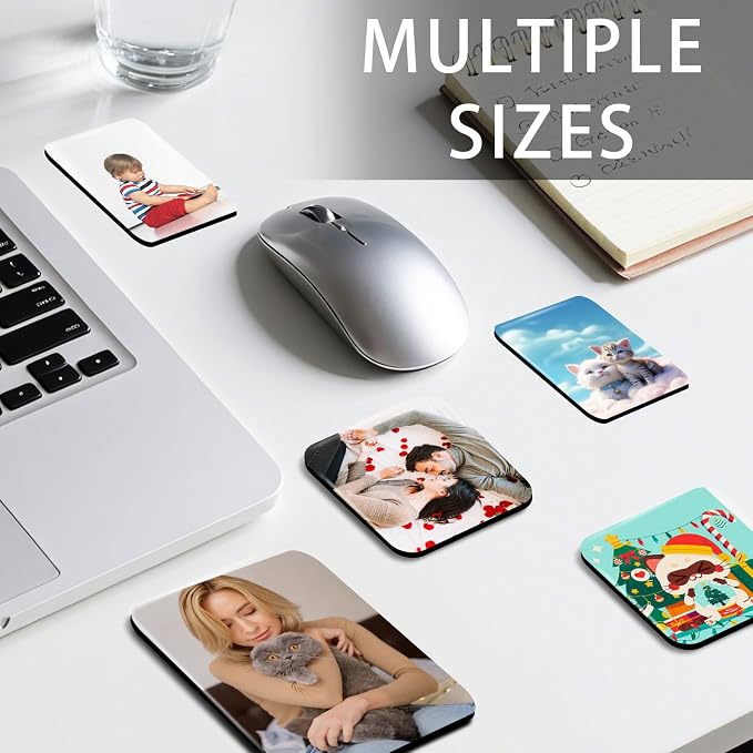 40Pcs Sublimation Picture Magnet Blanks Personalized Square Magnets - Image 5