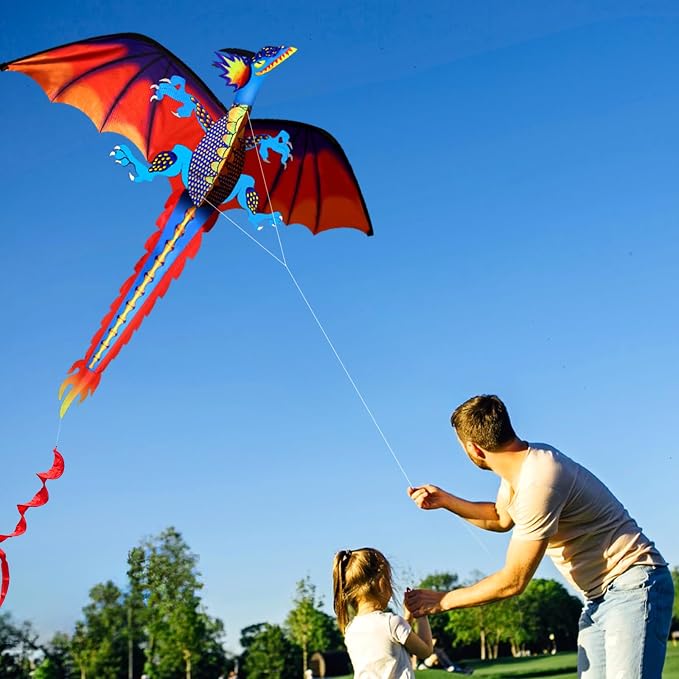 HENGDA KITE-Upgrade Classical Dragon Kite Stereoscopic Dragon Kites - Image 5