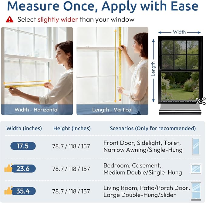 rabbitgoo One Way Privacy Window Film Window Tint - Image 7
